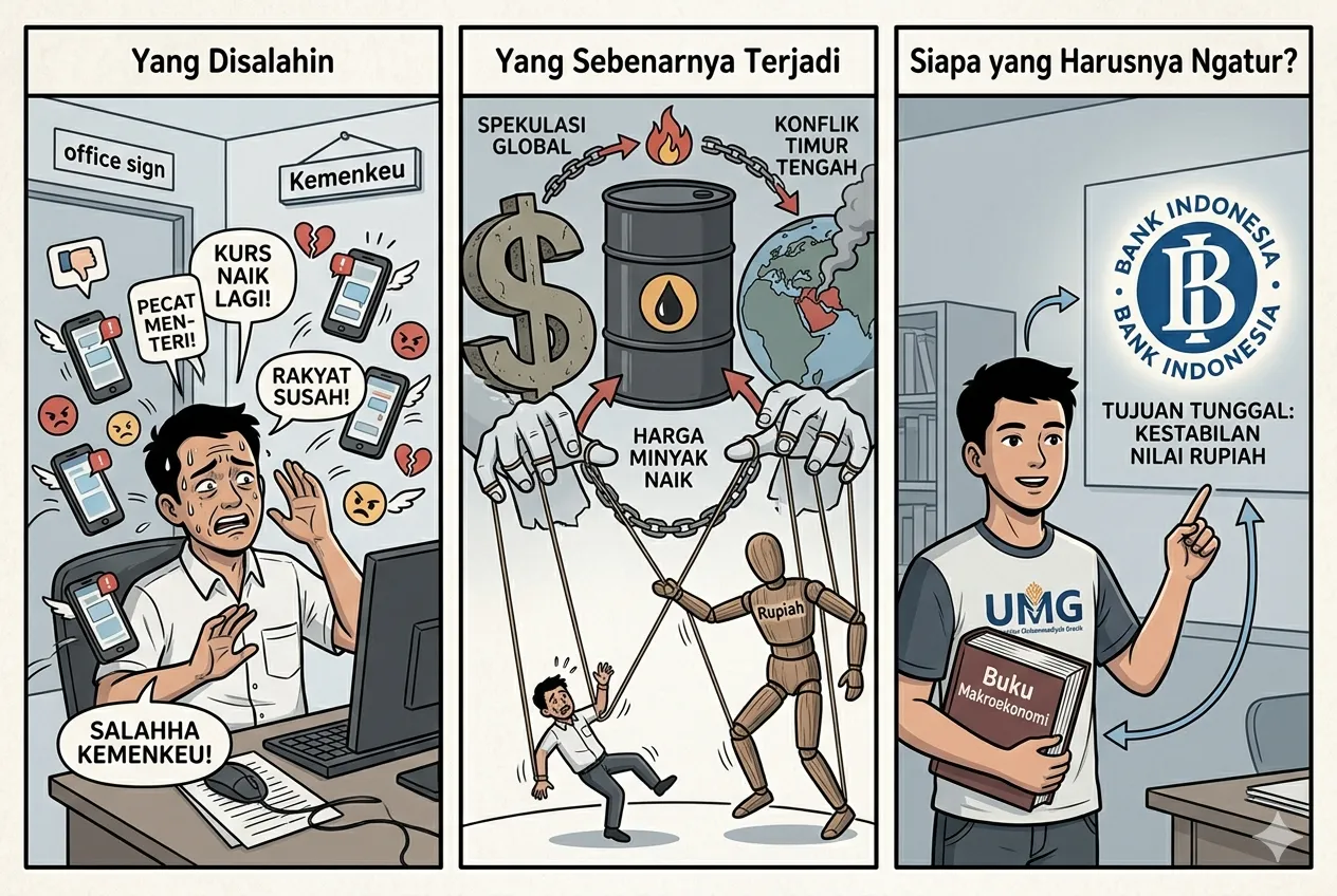 Rupiah Tembus Rp17.500, Warganet Sibuk Maki Kemenkeu: Mari Belajar Makroekonomi Biar Nggak Gampang Nyalahin