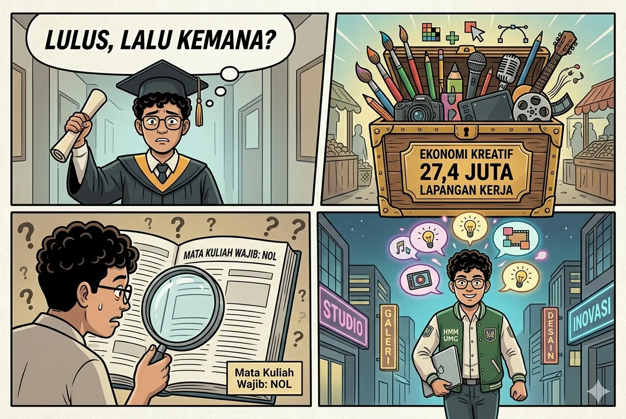 Ekonomi Kreatif Tembus Rp1.611 Triliun, tapi Kenapa Belum Jadi Mata Kuliah Wajib?