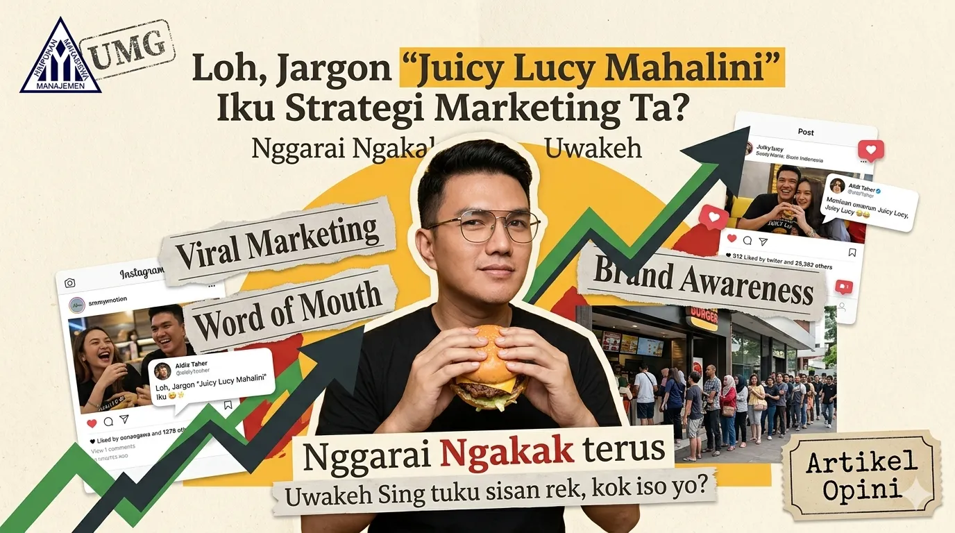 Loh, Jargon “Juicy Lucy Mahalini” Iku Strategi Marketing ta? Nggarai Ngakak Terus Uwakeh Sing Tuku Sisan Rek, Kok Iso Yo?
