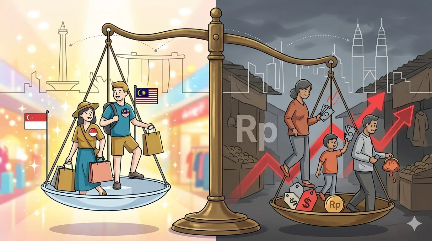 Fenomena Pelancong Malaysia & Singapura Serbu Indonesia: Paradoks di Balik "Surga Belanja" Turis Asing